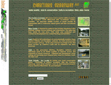 Tablet Screenshot of chartiersgreenway.net